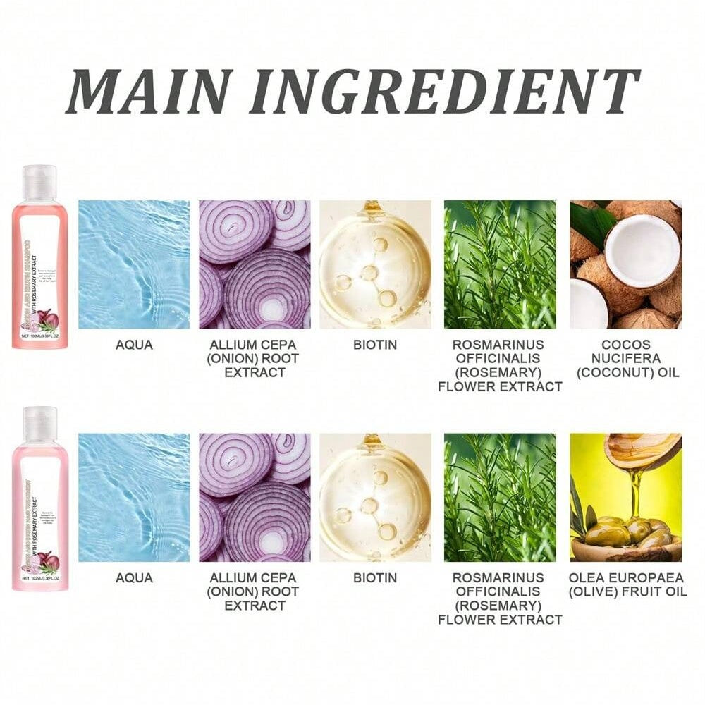 Onion Shampoo &amp; Conditioner With Onion Extract And Vitamin E Cleanses And Reduces Oiliness, Suitable For All Hair Types-Selling On Ebay Is Prohibited