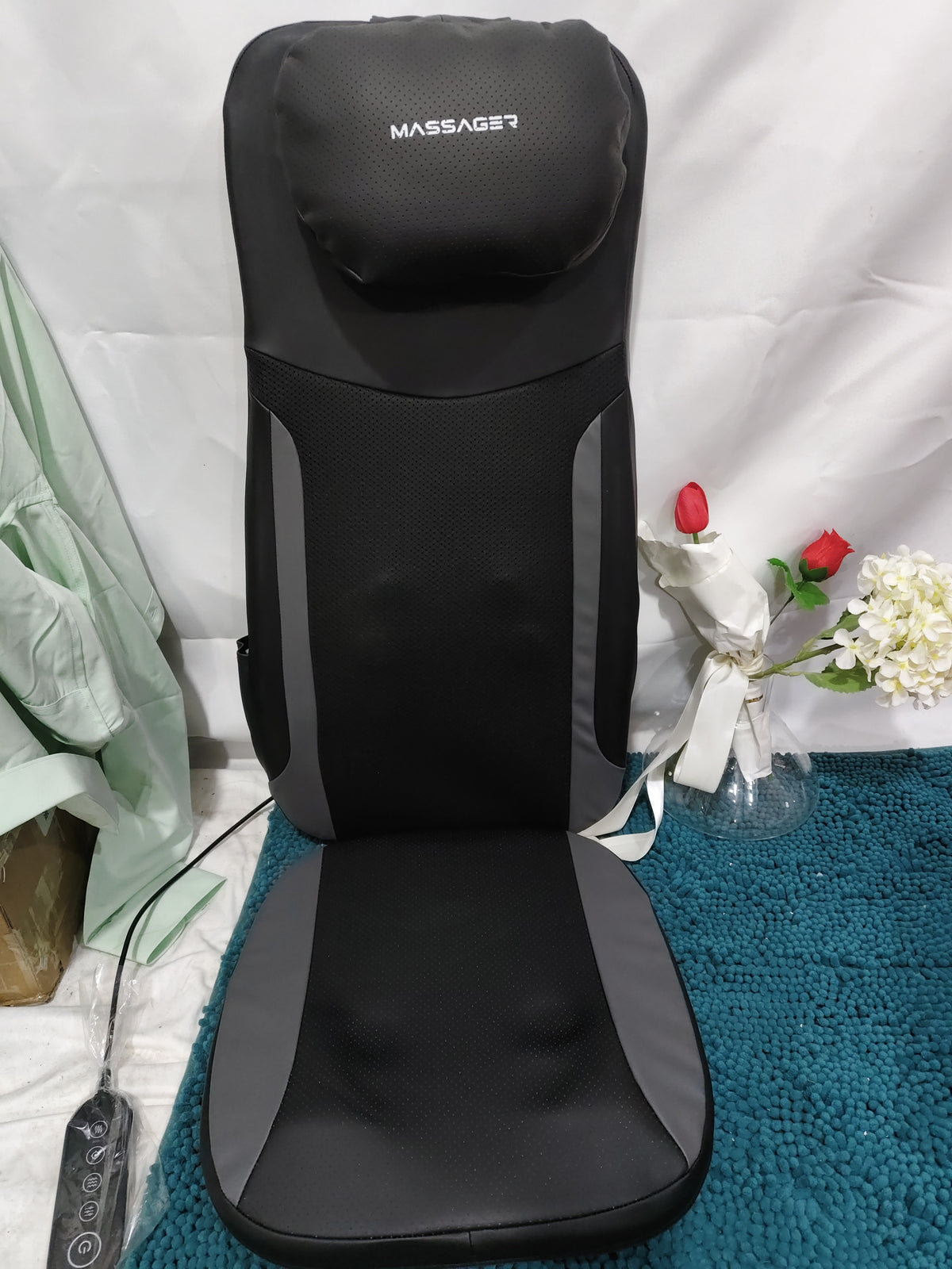 Heating Finger Pressure Massage Car Seat Cushion