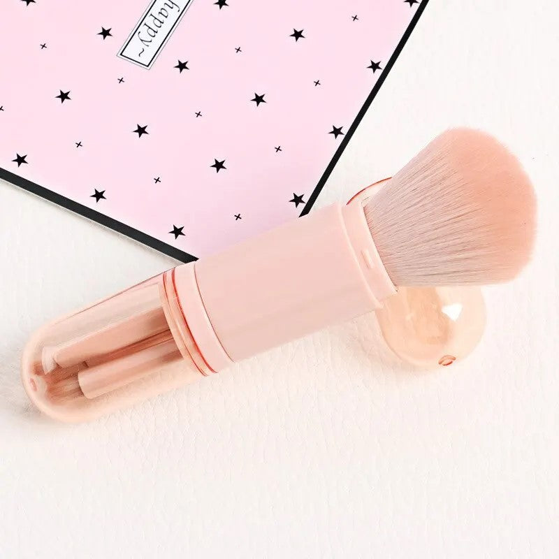 4in1 Portable Makeup Brush Set Beauty Brush