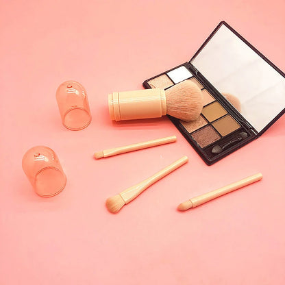 4in1 Portable Makeup Brush Set Beauty Brush