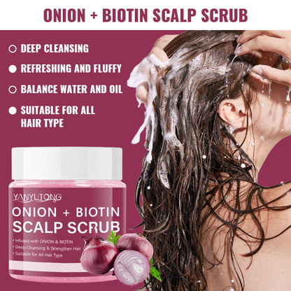 Onion Biotin Shampoo Facial Scrub Moisturizing