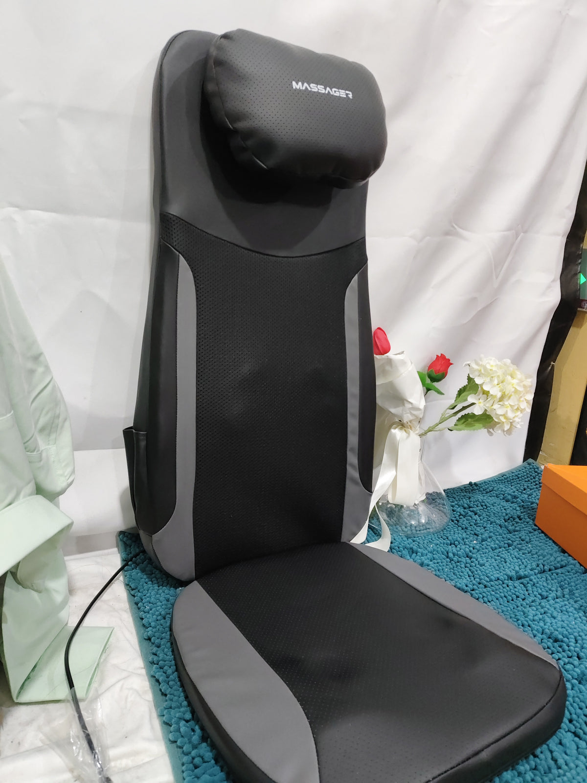 Heating Finger Pressure Massage Car Seat Cushion