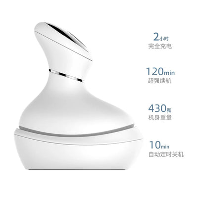 Head Massager Vibrates Relax Scalp Relieve Fatigue Wet and Dry Use Sleep Aid Full Body Massage Noise Reduction Waterproof
