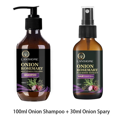 100ML Hair Shampoo For Fast Hair Growth Rosemary Onion Shampoo Spray Anti Hair Loss Effective Within 7 Day Hair Growth Product
