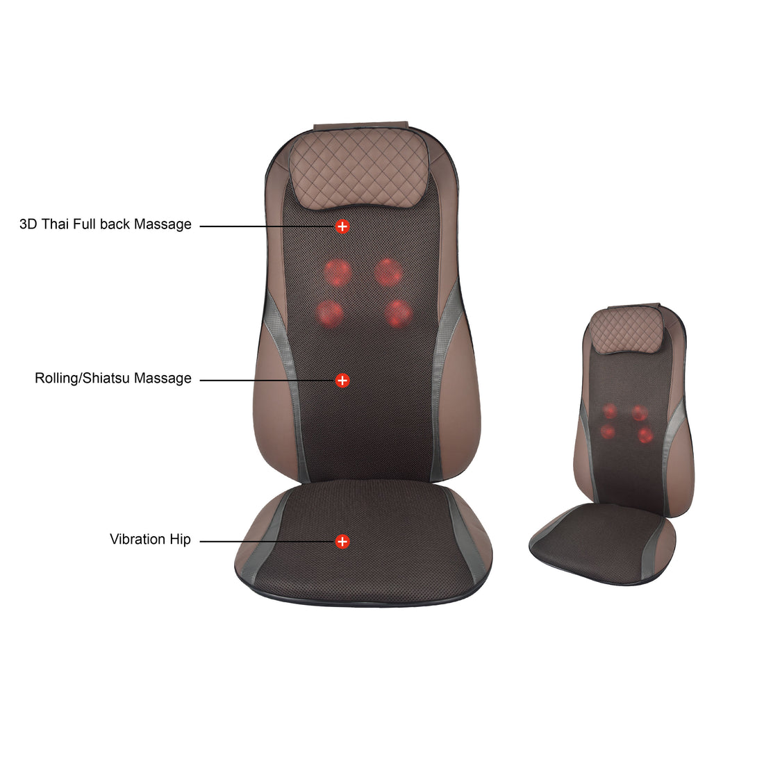 Heating Finger Pressure Massage Car Seat Cushion