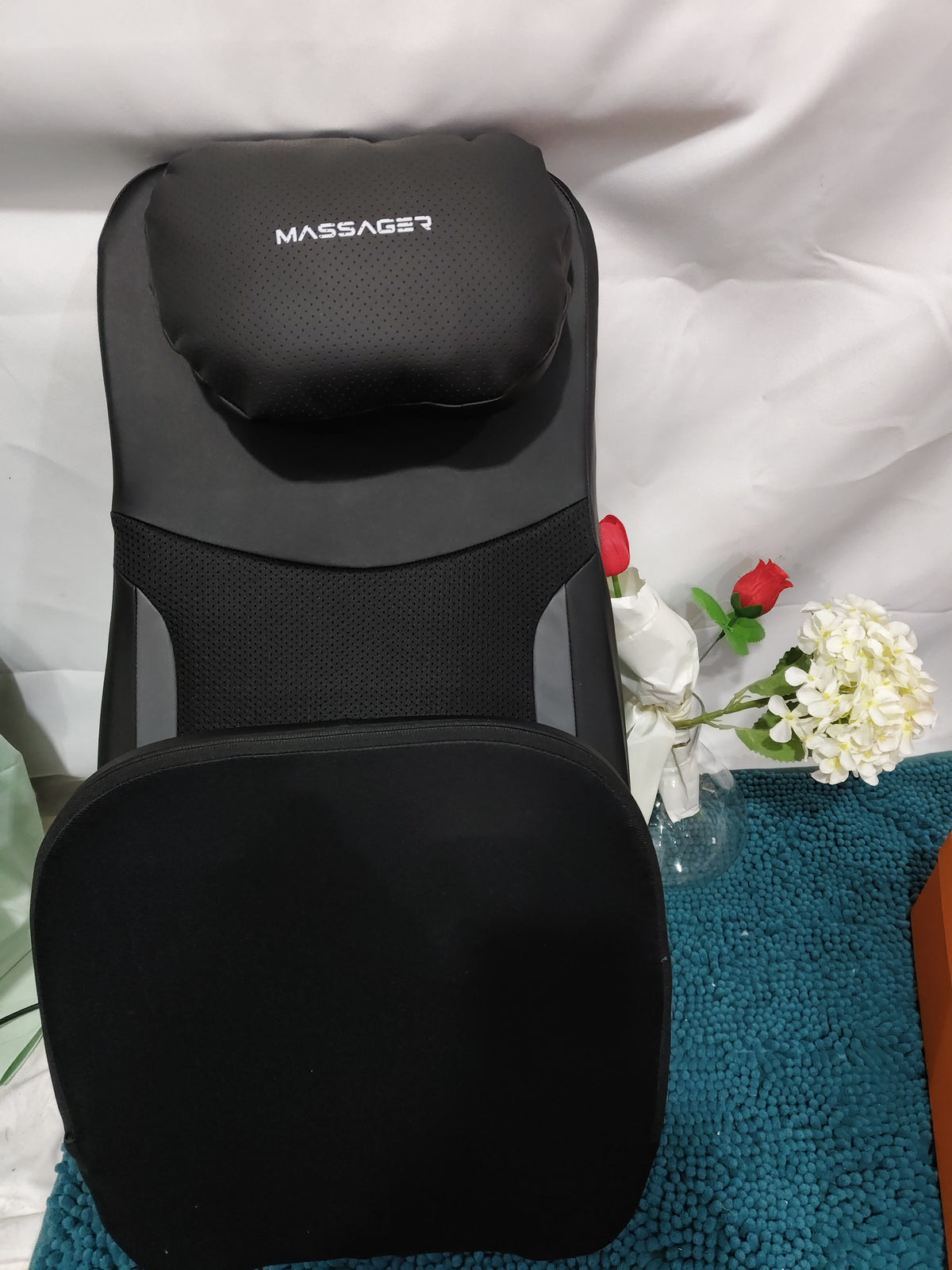 Heating Finger Pressure Massage Car Seat Cushion