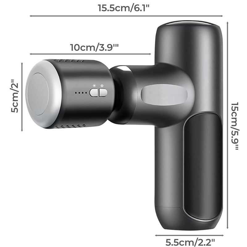 Massage Gun With Heat And Cold, Mini Massage Gun Deep Tissue Heat Muscle Massage